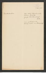 k.k. naturhistorisches Hofmuseum, Intendanzakten 1885-1896 (Hauer), Aktenzahl Z.158/1889, Seite 1